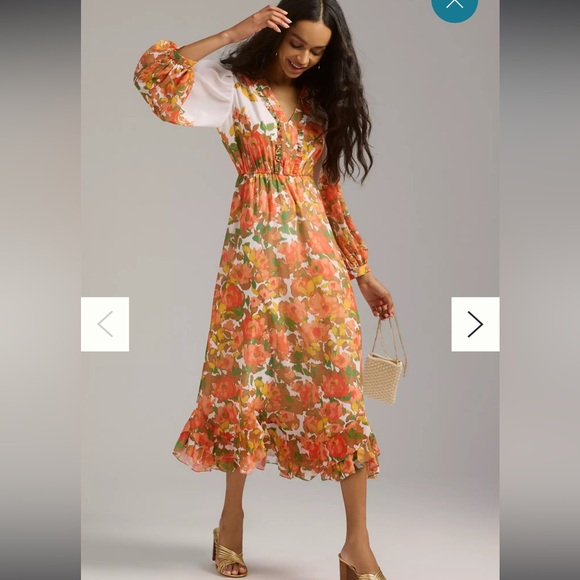 Anthropologie x Veneet Bahl Long Sleeve Dress - Picture 2 of 8